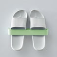 thumbnail image 4 of TIMIFIS Toothbrush Holders Bathroom Slippers Rack Punch Frees Toilet Wall Mounted Toilet Slippers Rack Wall Shoe Storage Bathroom Slippers Rack, 4 of 6