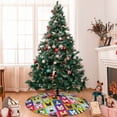 thumbnail image 7 of Yiaed Colorful Bulldog Print Christmas Tree Skirt , Tree SkirtsTree Mat for Christmas Winter Holiday Indoor Decorations-36", 7 of 7
