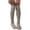 Grey, variant on Winter Warm Knee High Socks Leg Warmers Thick Woolen Stockings Soft Stretchable Home Wear Cozy Thermal Footwear