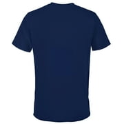 Bob’s Burgers Bob Belcher Hug - Short Sleeve Cotton T-Shirt for Adults - Customized-Navy