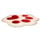 thumbnail image 1 of Injueey Alfombra para dormitorio, pata de Animal, sala de estar, alfombra Irregular, almohadilla decorativa para puerta, alfombrilla lavable Decoración del hogar blanco rojo, 1 of 6