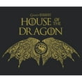 thumbnail image 2 of Women's Game of Thrones: House of the Dragon Intricate Dragon Wings Logo  Racerback Tank Top Black Heather 2X Large, 2 of 4