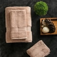 thumbnail image 6 of Ninety Six Zero Twist Linen 3 Pieces Towel Set with 1 Bath Towel and 2 Hand Towels, 6 of 6