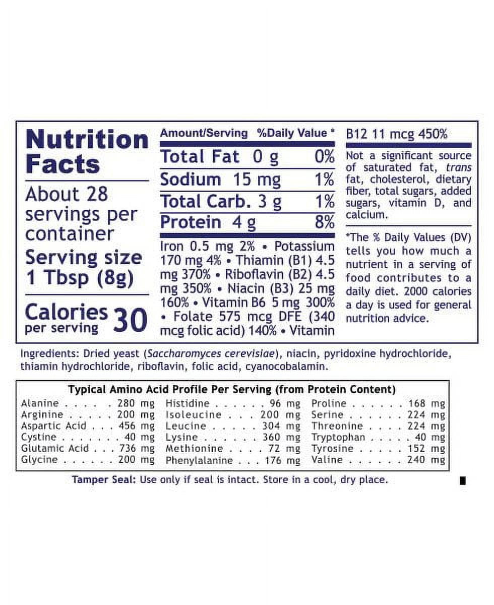 Premier Research Labs Nutritional Flakes - Supports Immune System Health - Features Delicious Vegetarian Protein with Nutritional Yeast - Pure Vegan & Gluten-Free Protein Powder - 10 oz