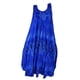 thumbnail image 5 of Casual señoras de gran tamaño sin mangas camiseta suelta vestido de chaleco de boda Azul 3XL Zulema Vestido sin mangas mujer, 5 of 7