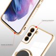 thumbnail image 2 of for Samsung Galaxy S22 Plus 5G Case Astronaut Plating Electroplate Luxury Elegant Case Camera Protector Kickstand Shockproof Protective Corner Back Cover Galaxy S22+ 5G Case -White, 2 of 10
