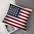 thumbnail image 7 of nygtbtfer American Flag Lumbar Pillow Cover Happy American  Linen Home Decorative Throw Pillow Cover Cushion Case White, 7 of 7