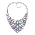 thumbnail image 1 of Collar de clavícula de aleación de diamantes de imitación de señora accesorio exagerado para mujer (02), 1 of 3