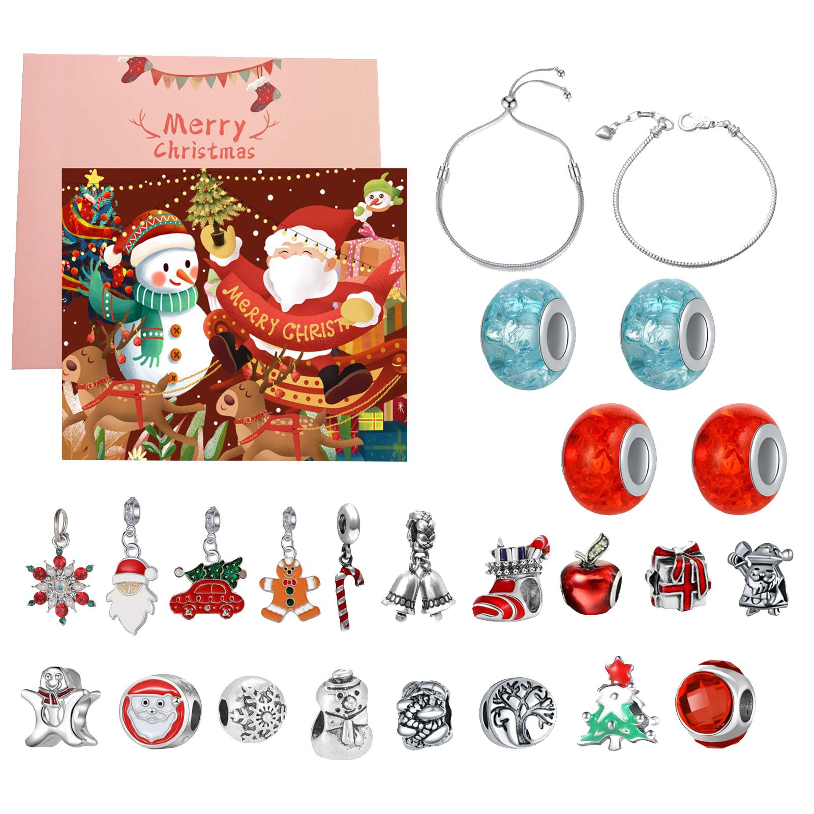 Christmas Advent Calendar Bracelets Girls Charm Bracelet Making Kit For christmas-advent-calendar-bracelets-girls-charm-bracelet-making-kit-for