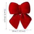 thumbnail image 2 of WDOBM Christmas Decorative Bows, Christmas Bow Ornament Pendant, Christmas Tree Bow, Hanging Christmas Ornaments for Home Decor Indoor, 2 of 6