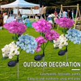 thumbnail image 4 of Solar Garden Lights Outdoor, Solar Hydrangea Lights IP65 Waterproof LED Flowers Stake Lights 1 Pack for Garden Pathway Patio Backyard Landscape Decorative (Multicolor), 4 of 5
