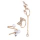 thumbnail image 1 of 3Pcs Nueva Lady Ear Stud Earring Girl Banquet Decor, 1 of 9