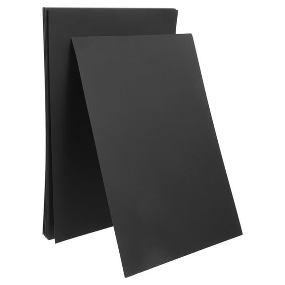 MLINS  20 Pcs Black Cardstock Paper Construction Craft Glossy Scrapbook