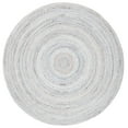 thumbnail image 2 of SAFAVIEH Braided Aristotle Solid Polyester Reversible Area Rug, Gray, 7' x 7' Round, 2 of 7