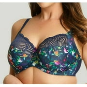SCULPTRESSE BY PANACHE Floral Print Arianna Full Cup Underwire Bra, US 38, NWOT