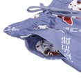 thumbnail image 3 of Demon Slayer Tanjiro Fox Mask Men's Blue Fog Sleep Pajama Pants-Small, 3 of 4