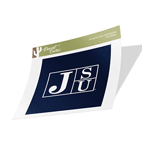 Jackson State University J-State JSU Tigers NCAA Vinyl Decal Laptop Water Bottle Car Scrapbook Sticker - 00049A 