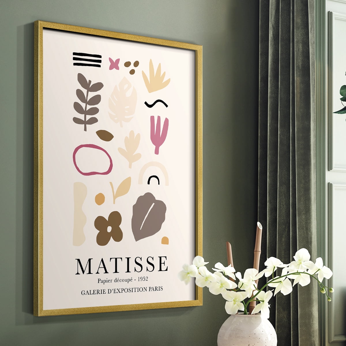 Matisse CCXXXIX in Solid Wood 8 x 10 Framed Print