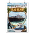 thumbnail image 2 of Seal Beach, California, Montage Scenes (9x12 Wall Art Print, Home Decor), 2 of 3