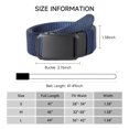 thumbnail image 5 of GAEKEAO Belt for Men Stretch Nylon Ratchet Belt Web Work Men Belts with Automatic Slide Buckle，Adjustable Trim to Fit, 5 of 8