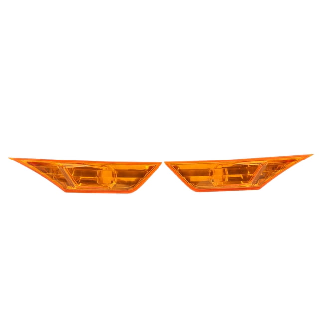 2 carcasas de luz de posición lateral con lente naranja brillante de repuesto para Civic FK LX EX TOURING de décima generación