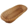 thumbnail image 1 of Cesta ovalada de mimbre tejido, cesta para pan, cesta para servir, cesta de almacenamiento de 35,5 cm para alimentos, frutas y cosméticos., 1 of 5
