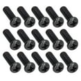 thumbnail image 2 of Pan Machine Screws Pan Machine  Fastener Din 7985 50pcs DIN 7985 Steel Pan Head Machine Screw Fully Threaded Black Zinc Plated  Fastener, 2 of 8