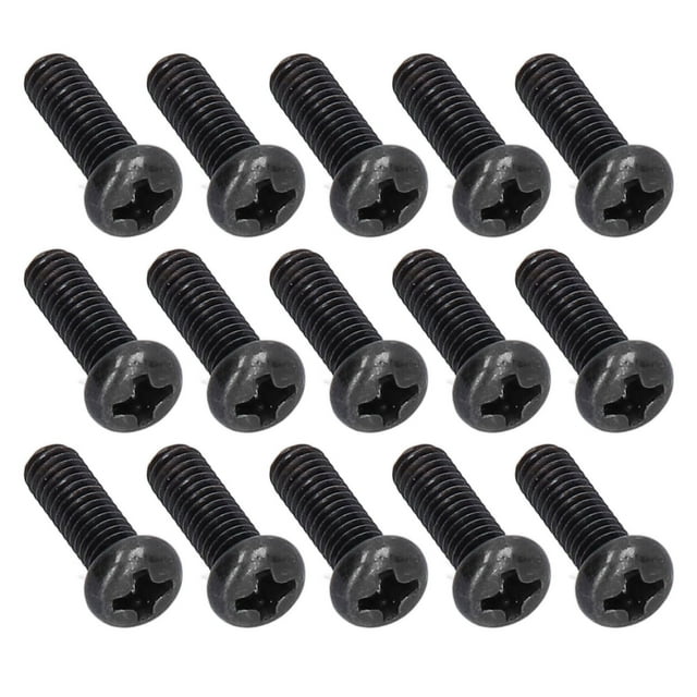 Black Zinc Plated , Black Oxide Finish Fully Threaded Stainless Steel Universal Pan Machine Fastener For Office Equipment For Industry