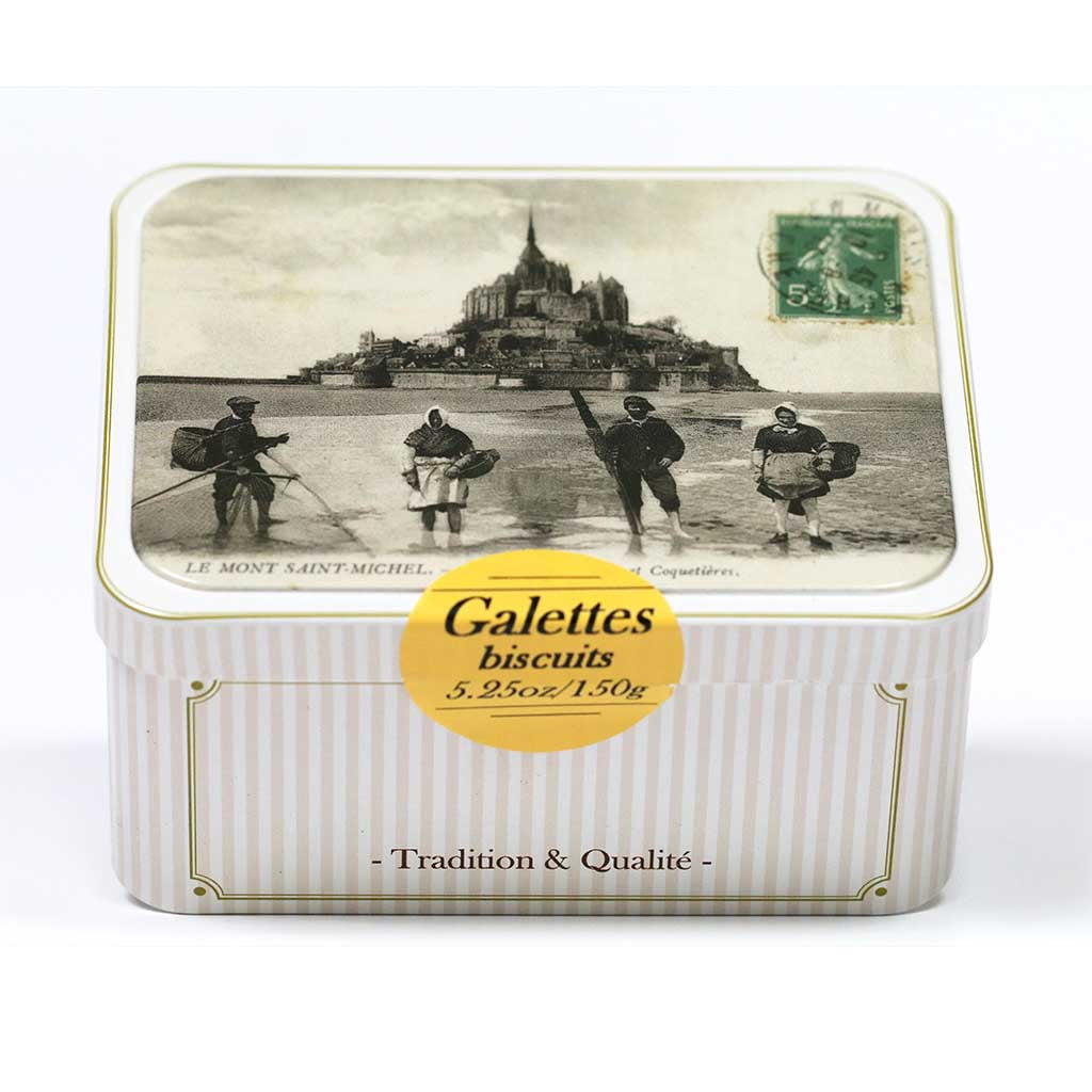 Maison Peltier - French Butter Cookies (Galettes), 150g tin