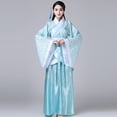 thumbnail image 4 of Wiywef 1Set Chinese Ancient Style Hanfu, Traditional Tang Outfit Women Hanfu Dresses Long Sleeve Ancient Princess Clothing for Party, 4 of 7