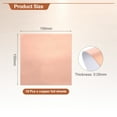 thumbnail image 2 of Double-Sided Conductive Copper Foil Sheets 150 x 150 x 0.05mm for Guitar Grounding Crafts 10 Pcs, 2 of 5