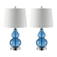 thumbnail image 5 of SAFAVIEH Brisor 22 in. H Gourd Glass Table Lamp, Blue, 5 of 9