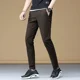 thumbnail image 4 of Pantalones elásticos de trabajo para hombre, pantalones de algodón para hombre, sastrería de oficina, ropa de diseñador de licra, pantalones clásicos vintage, 4 of 5