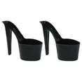 thumbnail image 1 of Flowerpot High Heel Shaped Creative Craft Making Tool Patio  black, 1 of 8