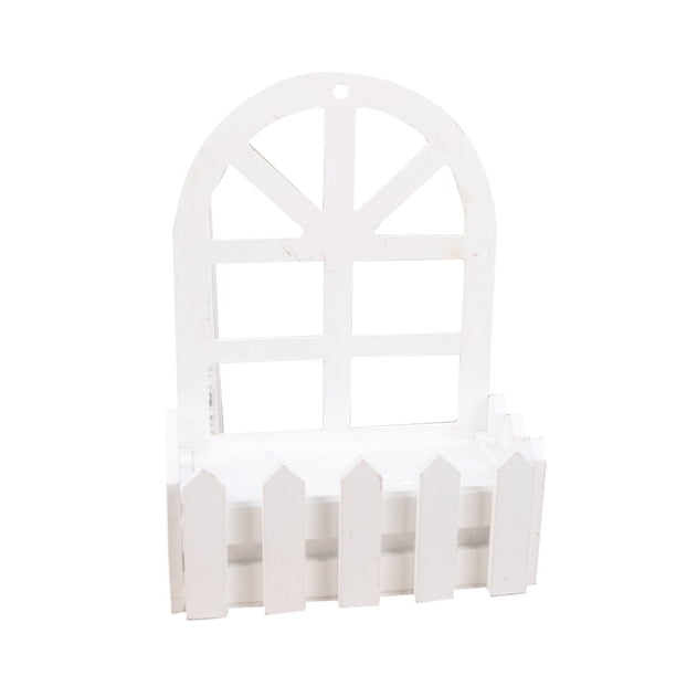 Injueey White Fence Fairy Garden Micro Landscape Artículos de decoración Herramienta Decoración No.07 Injueey JJ15109-07B