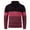 F133-Wine, variant on FYDUU Men's Pullover Sweaters Fall/Winter Mens Color Block Collar Sweater Fashionable Oversized Knitwear For Men Sweater Fall Tops