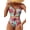 Green Pink, variant on Women'S 2 Piece High Waisted U Wire Bikini Set Floral Print Crisscross Back Bathing Swimsuit Green Plaid XXL