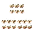 thumbnail image 3 of Wosthever Servilletas de cena de Navidad Tejido de cuerno de reno Decoraciones multipropósito Ajuste de la Toallas de papel Adorno bastón dorado caña de oro 3piezas Wosthever CBP252711, 3 of 6