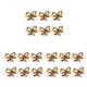 thumbnail image 3 of Billuyoard Servilletas de cena de Navidad Tejido de cuerno de reno Decoraciones multipropósito Ajuste de la Toallas de papel Adorno bastón dorado caña de oro 3piezas Billuyoard CBP252711, 3 of 6