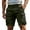 Army Green, variant on Men's Cotton Twill Hiking Tactical Cargo Shorts Lightweight Multi Pockets Casual Golf Outdoor Work Shorts Big & Tall