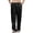 Black, variant on Zimjoy Big and Tall Men's Cotton Linen Pants Loose Drawstring Straight Leg Trousers Full Length Summer Beach Pants with Large Pockets,Brown L