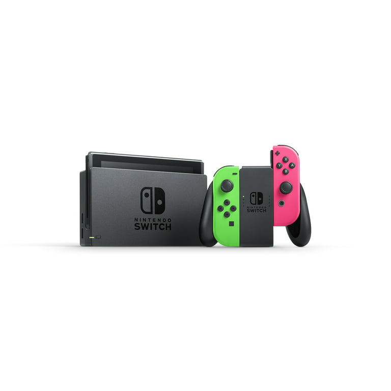 Nintendo Switch Hardware with Splatoon 2 + Neon Green/Neon Pink Joy-Cons ( Nintendo Switch) 