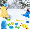 thumbnail image 1 of 10 UNIDS Snow Snowball Maker Clip Maker Animal Shaped Castle Snow Sand Mold Tool Winter Snow Toys Kit Wmkox8yii shdjk6560, 1 of 1