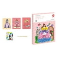 thumbnail image 4 of Libro de pintura de acuarela, libro de pegatinas de actividad preescolar, creatividad, vestido, pegatina de muñeca de princesa para mayores de 3 años Estilo E Macarena libro de pegatinas, 4 of 8