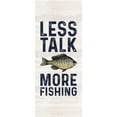 thumbnail image 3 of Reed, Tara 8x14 Black Modern Framed Museum Art Print Titled - Less Talk More Fishing vertical II-Fishing, 3 of 5