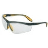 Honeywell Uvex Genesis X2 Eyewear, Clear Polycarb Hard Coat Lenses, Black/Yellow Polycarb Frame