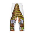 thumbnail image 6 of Uemuo Fishing Gnome Fisherman Pattern Men's Wide Leg Palazzo Lounge Pants with Pockets Light Weight Loose Comfy Casual Pajama Pants-X-Large, 6 of 9