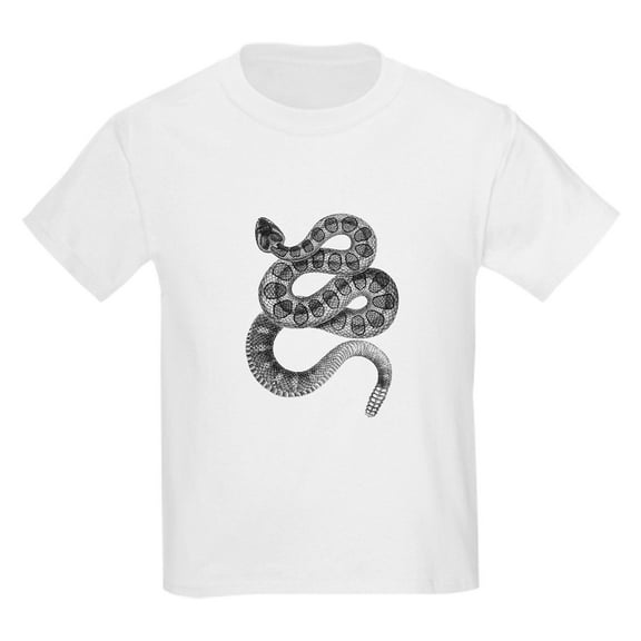 CafePress - Rattlesnake Kids Light T Shirt - Light T-Shirt Kids XS-XL