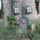 thumbnail image 4 of Miniatura Fairy Garden Gnome House Ventana y puerta Elf Home for Art Garden Escultura Estatuas Decoración para habitación de Accesorios CUTICAT Puerta de hadas en miniatura, 4 of 8