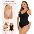 MANIFIQUE 3 Packs Women Slimming Bodysuits Shapewear Tops Tummy Control